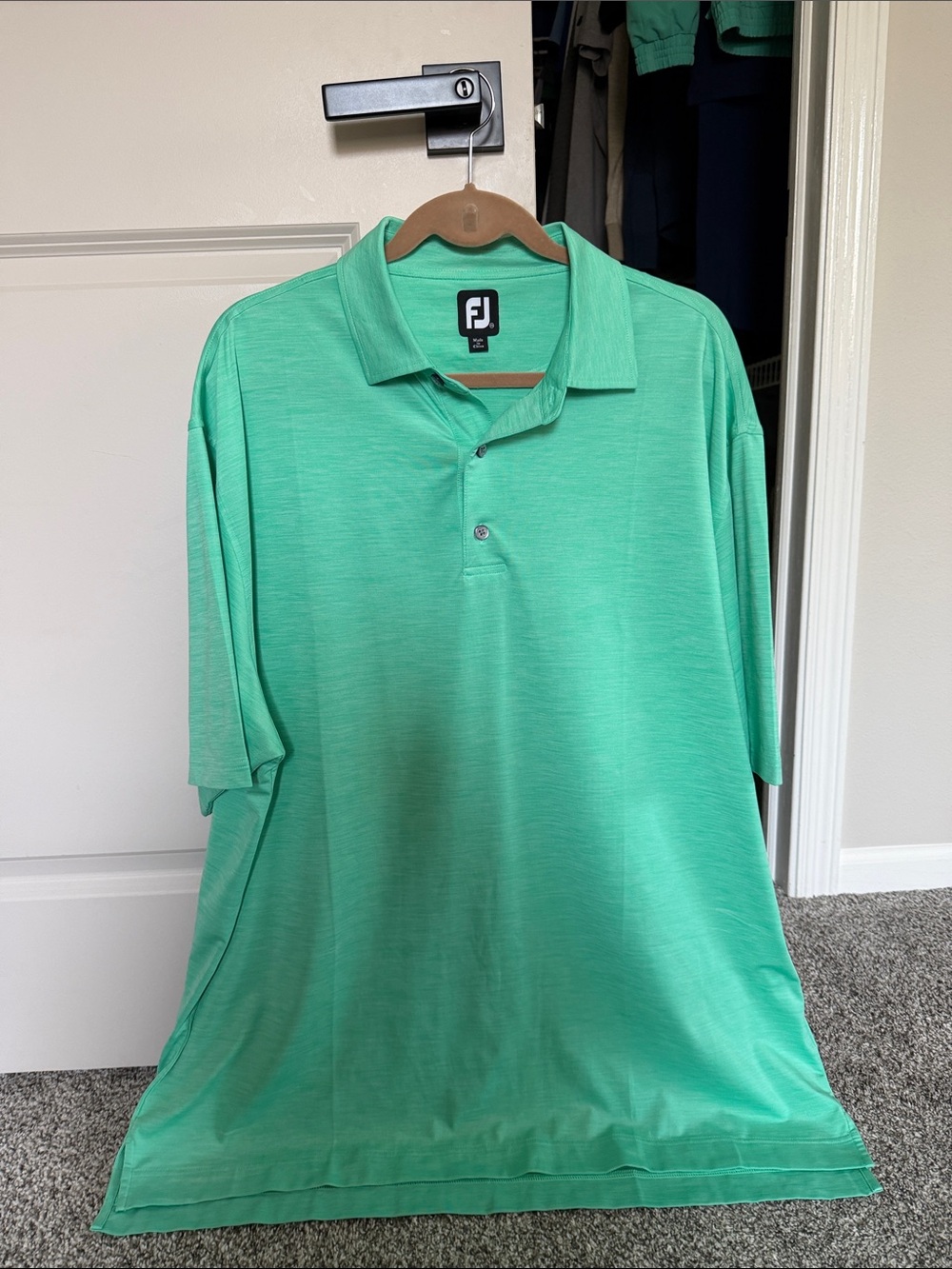 FootJoy Men’s Polo Shirt in Mint